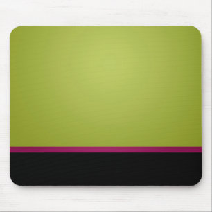Mousepad Green Black Hot Pink Mousemat