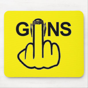 Mousepad Guns Flip