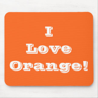 Mousepad I Love Orange