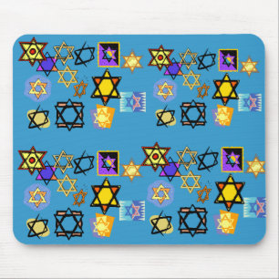 MOUSEPAD JEWISH STARS