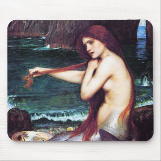Mousepad: John Waterhouse - A Mermaid Mouse Pad