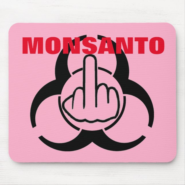 Mousepad Monsanto Bio Hazard Flip (Front)