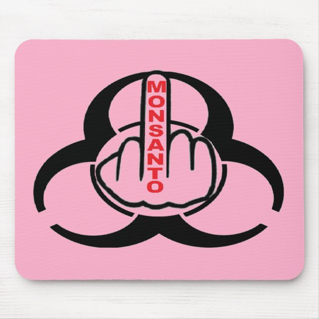 Mousepad Monsanto Bio Hazard Flip (Front)