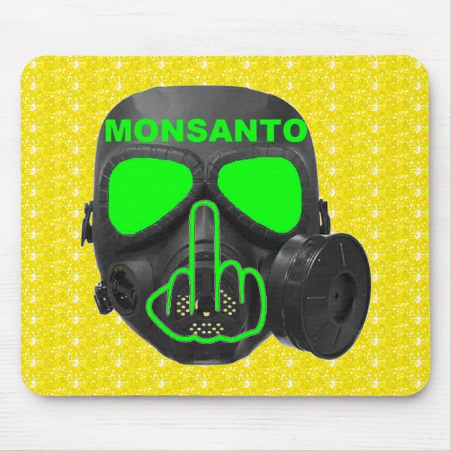 Mousepad Monsanto Gas Mask Flip (Front)