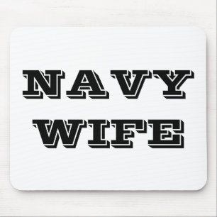 Mousepad Navy Wife