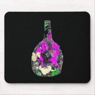 mousepad of a colorful vase