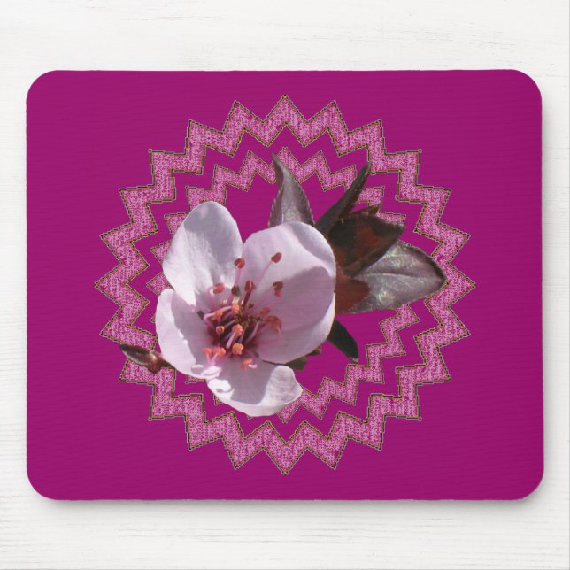 Mousepad - Plum blossom on medallian (Front)
