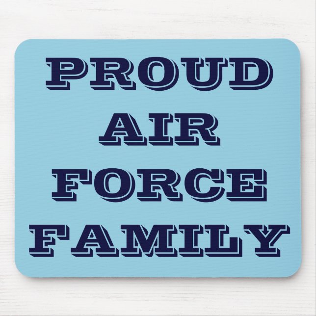 Mousepad Proud Air Force Family (Front)