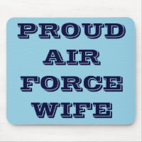 Mousepad Proud Air Force Wife