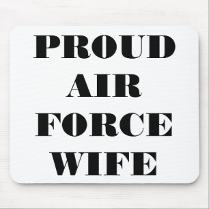 Mousepad Proud Air Force Wife