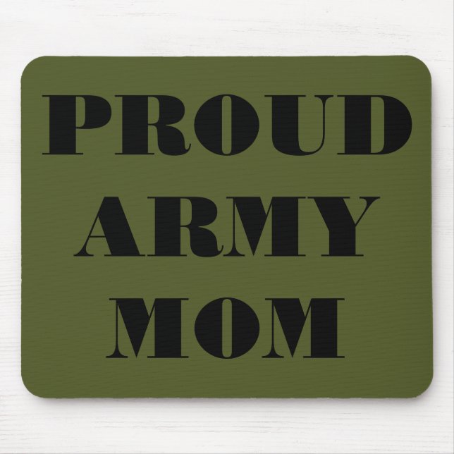 Mousepad Proud Army Mum (Front)