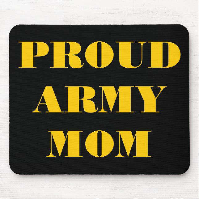 Mousepad Proud Army Mum (Front)