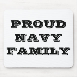 Mousepad Proud Navy Family