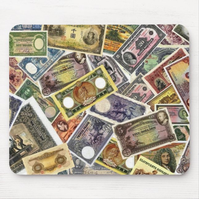 MOUSEPAD - RARE BANKNOTES (Front)