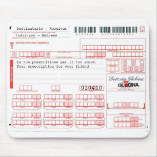 Mousepad ricetta medica - Italian Prescription