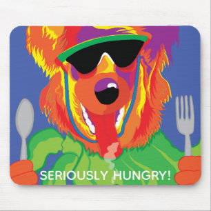 Mousepad "Seriously Hungry!"
