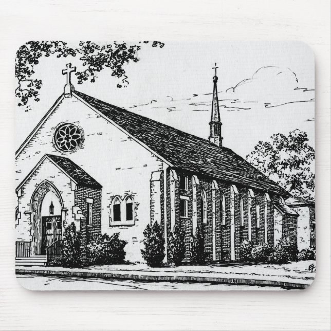 Mousepad St. Martin of Tours Church (Front)