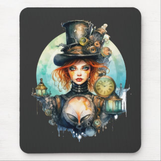 Mousepad Steampunk Time Eye