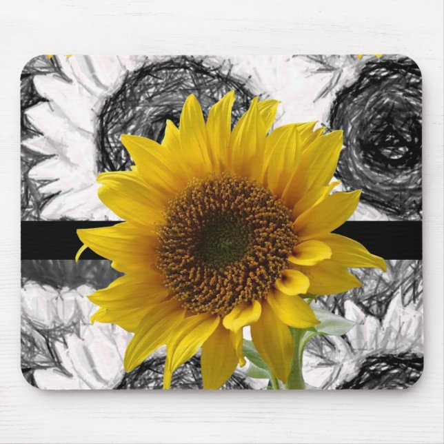 Mousepad Sunflower (Front)