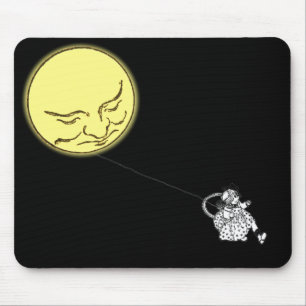 Mousepad: The Girl with the Moon on a String Mouse Pad