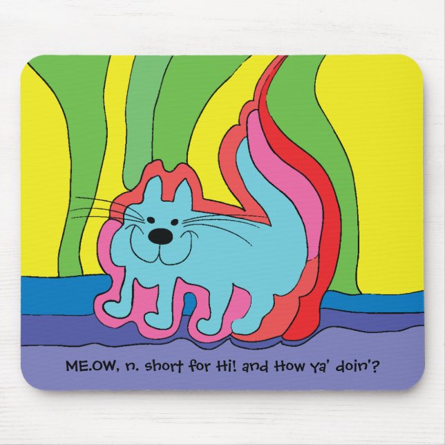 Mousepad "Toon/MEOW Hi" (Front)