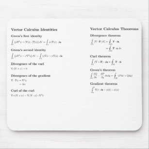 Mousepad: vector calculus mouse pad