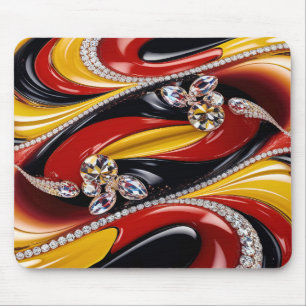 Mousepad with Belgian Colours Design
