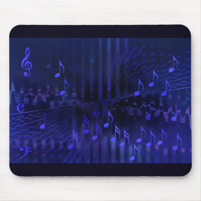Mousepad with Digital Art Image - Concert Hall (Front)