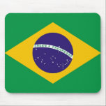 Mousepad with Flag of Brazil<br><div class="desc">Enhance your workspace with our exclusive mousepad featuring the flag of Brazil! Crafted with meticulous attention to detail, this mousepad is more than just a functional accessory; it’s a celebration of Brazil’s vibrant culture and national pride. The striking design prominently displays the iconic Brazilian flag, making this mousepad a unique...</div>