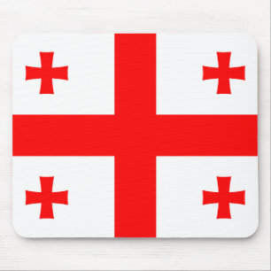 Mousepad with Flag of Georgia