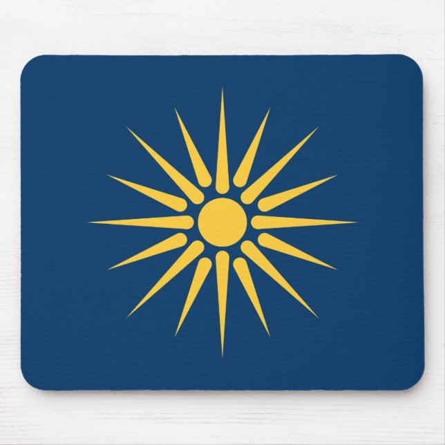 Mousepad with Flag of Macedonia, Greece (Front)