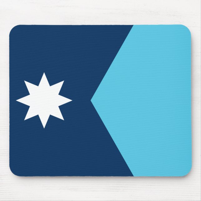 Mousepad with Flag of Minnesota, USA (Front)