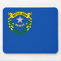 Mousepad with Flag of Nevada State - USA