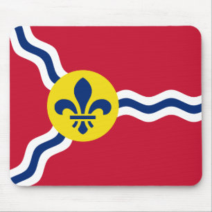 Mousepad with Flag of St. Louis, Missouri