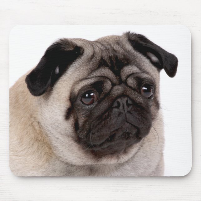mousepad with pug muzzle (Front)