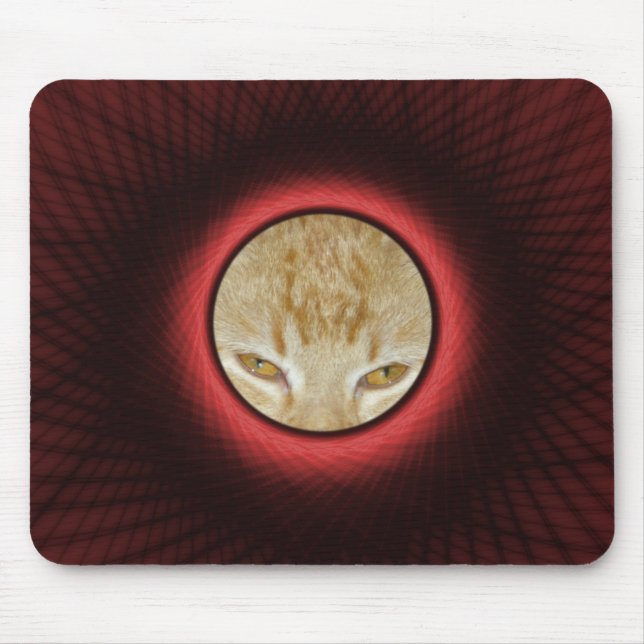 Mousepad  Woven Red Window Frame (Front)