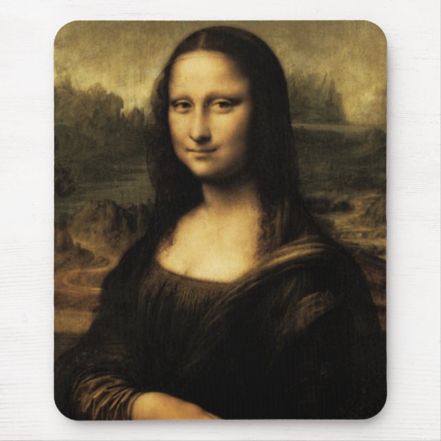 Mousepads Vintage Art Monalisa Large (Front)