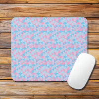 Mousepat pastel color geometric pattern