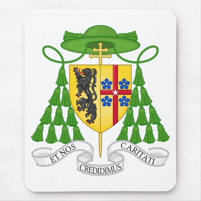 Mouspad Wappen Marcel Lefebvre Mouse Pad (Front)