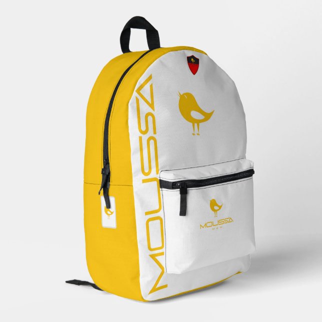 MOUSSA PRINTED BACKPACK (Back Corner Left)