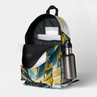 MOUSSA PRINTED BACKPACK