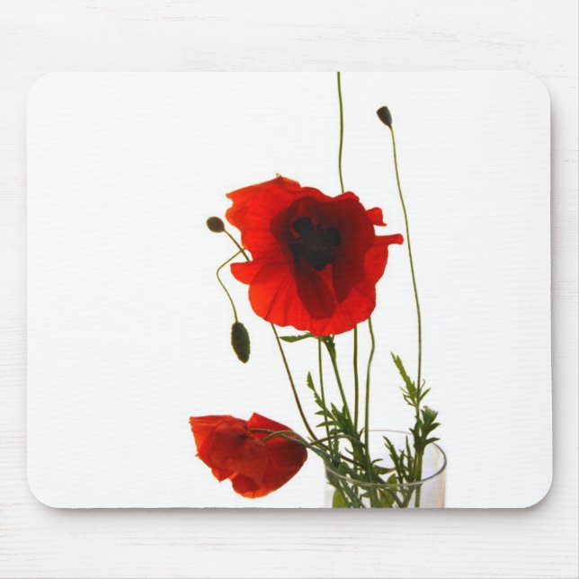 Mousse pad poppies mouse pad (Front)