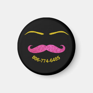 Moustache and Eyebrows - custom design request Magnet