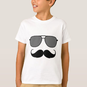 moustache and glasses T-Shirt