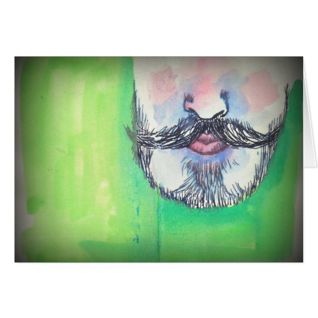 Moustache and Goatee (Front Horizontal)