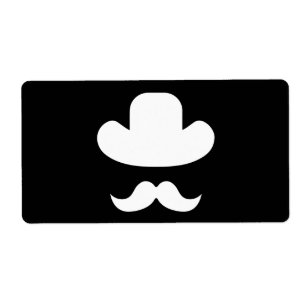 Moustache and hat