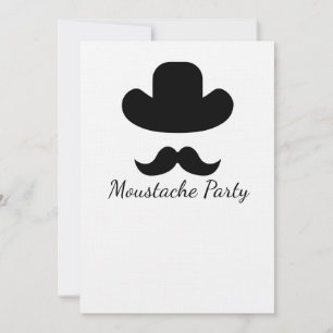 Moustache and hat
