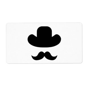Moustache and hat