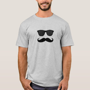 Moustache and Sunglasses T-Shirt