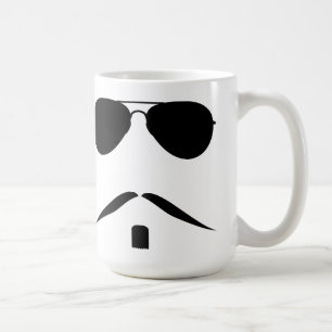 Moustache Aviator Mug